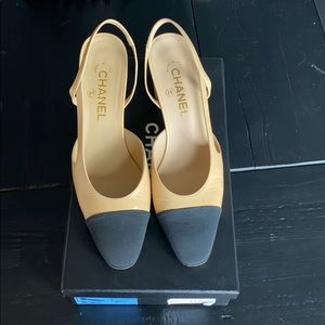 Classic Chanel sling backs